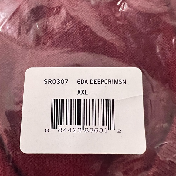 NWT - Nautica Men's Navtech V-Neck Sweater in Deep Crimson - Size 2XL - Picture 6 of 7